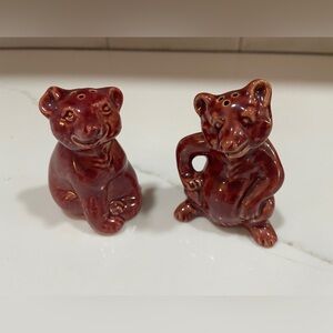 Rosemeade Brown Bear Salt and Pepper Shakers